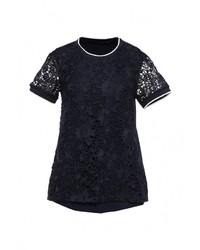 Женская темно-синяя футболка от Cortefiel