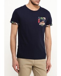 Мужская темно-синяя футболка от D-struct