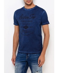 Мужская темно-синяя футболка от Deblasio