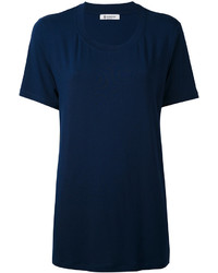 Женская темно-синяя футболка от Dondup