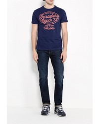 Мужская темно-синяя футболка от E-Bound