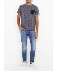 Мужская темно-синяя футболка от E-Bound