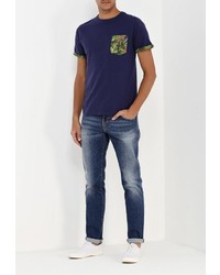 Мужская темно-синяя футболка от E-Bound