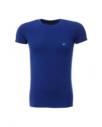 Мужская темно-синяя футболка от Emporio Armani