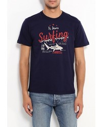 Мужская темно-синяя футболка от F5