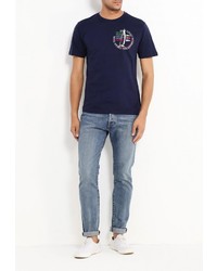 Мужская темно-синяя футболка от F5