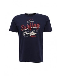 Мужская темно-синяя футболка от F5