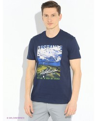 Мужская темно-синяя футболка от FiNN FLARE