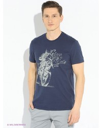 Мужская темно-синяя футболка от FiNN FLARE