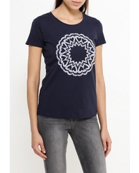 Женская темно-синяя футболка от FiNN FLARE