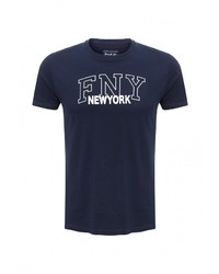 Мужская темно-синяя футболка от Frank NY