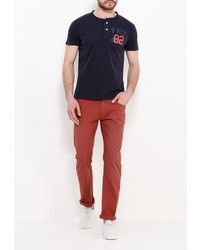 Мужская темно-синяя футболка от Frank NY