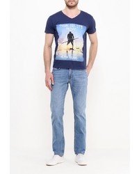 Мужская темно-синяя футболка от Fresh