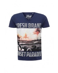 Мужская темно-синяя футболка от Fresh