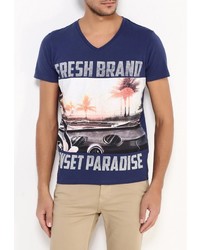 Мужская темно-синяя футболка от Fresh