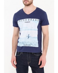 Мужская темно-синяя футболка от Fresh