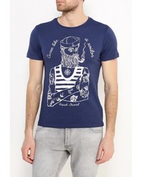 Мужская темно-синяя футболка от Fresh