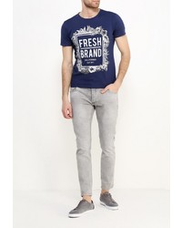 Мужская темно-синяя футболка от Fresh