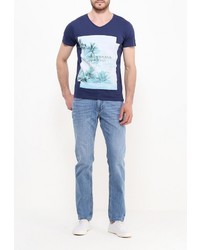 Мужская темно-синяя футболка от Fresh