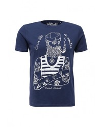 Мужская темно-синяя футболка от Fresh