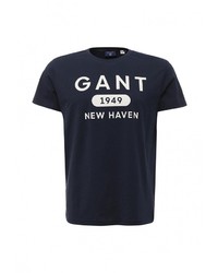 Мужская темно-синяя футболка от Gant