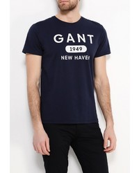 Мужская темно-синяя футболка от Gant