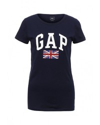 Женская темно-синяя футболка от Gap