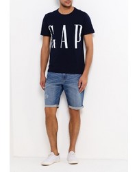 Мужская темно-синяя футболка от Gap