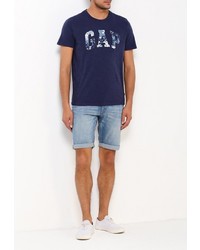 Мужская темно-синяя футболка от Gap