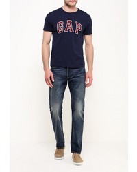 Мужская темно-синяя футболка от Gap