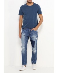 Мужская темно-синяя футболка от Gap