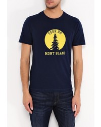 Мужская темно-синяя футболка от Gap