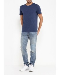 Мужская темно-синяя футболка от Gap