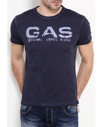 Мужская темно-синяя футболка от Gas