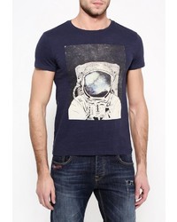 Мужская темно-синяя футболка от Gianni Lupo