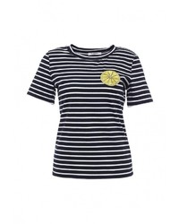 Женская темно-синяя футболка от Glamorous