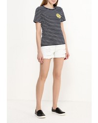 Женская темно-синяя футболка от Glamorous