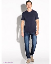 Мужская темно-синяя футболка от Greg Horman