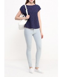 Женская темно-синяя футболка от Helly Hansen