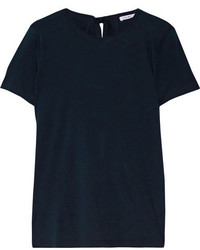 Женская темно-синяя футболка от Helmut Lang