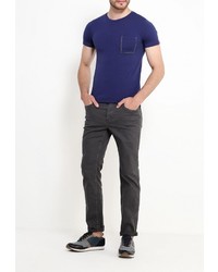 Мужская темно-синяя футболка от Just Key