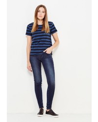 Женская темно-синяя футболка от Levi's