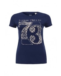 Женская темно-синяя футболка от Levi's