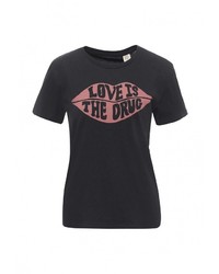 Женская темно-синяя футболка от Levi's