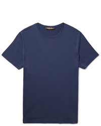 Мужская темно-синяя футболка от Loro Piana