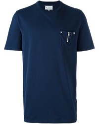 Мужская темно-синяя футболка от Maison Margiela