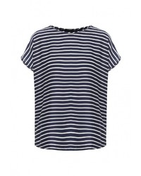 Женская темно-синяя футболка от Mango