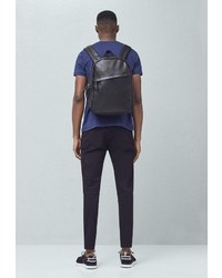 Мужская темно-синяя футболка от Mango Man