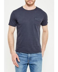 Мужская темно-синяя футболка от Mango Man