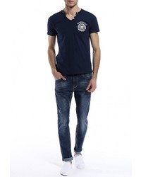 Мужская темно-синяя футболка от Marshall Original